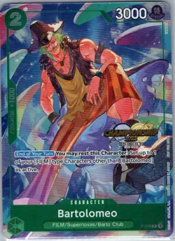 Bartolomeo (CS 2023 Event Pack) P-029 English - One Piece Card - NM - Image 1
