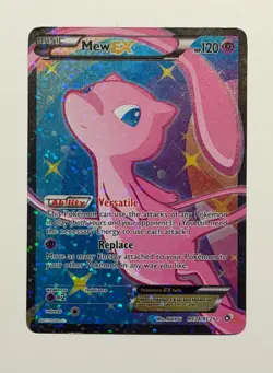 Mew EX RC24/RC25 Full Art Holo Radiant Collection Pokemon Card Near Mint - Image 1