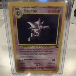 Pokemon Haunter Regular Base Set 6/62 Pokemon Card TCG English - Image 1
