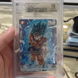 Dragon Ball Super Card Game Son Goku Blazing Aura Alt Art SR BGS 10 Japanese - Image 1