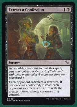 Extract a Confession - Murders at Karlov Manor MKM #84 - Magic MTG Card - Image 1