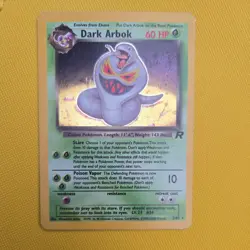 Pokemon Dark Arbok TCG Team Rocket Holo Card 2/82 Unlimited Rare - Image 1