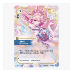 Riot Games Ahri Inquisitive Champion Unit Spiritforged SFD 227/221 Card - Image 1