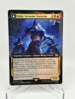 MTG Final Fantasy Kuja, Genome Sorcerer (Extended Art) Non-foil Rare NM - Image 1