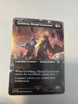 MTG - LOTR - Uncommon - Gothmog, Morgul Lieutenant - Borderless FOIL - Image 1