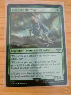 MTG Celeborn the Wise (FOIL) 0156 Lord of the Rings M/NM Free UK P&P - Image 1