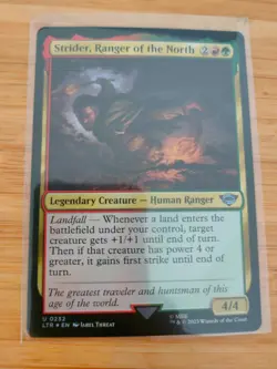 MTG Strider, Ranger of the North (FOIL) 0232 Lord of the Rings M/NM Free UK P&P - Image 1