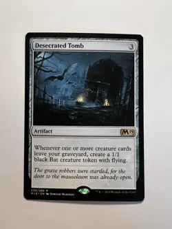 Desecrated Tomb - MTG Core Set 2019 - NM - Image 1