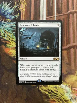 Desecrated Tomb M19 MTG NM - Image 1