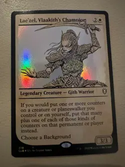 MTG - Lae'zel, Vlaakith's Champion Showcase Foil - Commander Legends - NM - Image 1