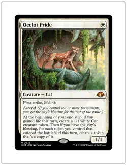 1x Ocelot Pride, Modern Horizons 3, Magic MTG NM - Image 1