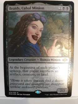 Braids, Cabal Minion (Foil Etched) Modern Horizons 2 Foil - Image 1