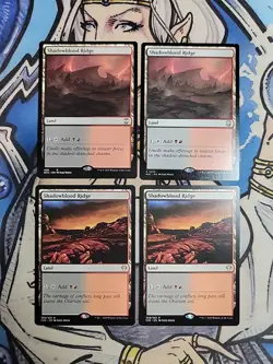 4x Shadowblood Ridge - NM/M Mixed Sets M3C NCC C20 MTG Magic the Gathering - Image 1