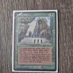 Magic the Gathering Legends (1994) Sylvan Library 1 Copy - Image 1