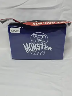 Monster Protectors Deck Box: Monster: Double Deck Box Blue - Image 1