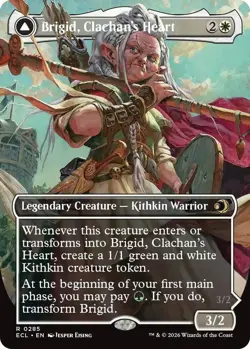 1x Brigid, Clachan's Heart Borderless (Lorwyn Eclipsed) - Image 1