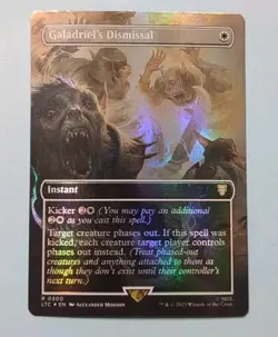 Galadriel's Dismissal (Borderless) Commander LOTR Tales of Middle-Earth Foil MTG - Image 2