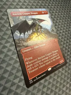 MTG Ancient Copper Dragon #368 Borderless Mythic Commander Legends: BFBG (CLB) - Image 3