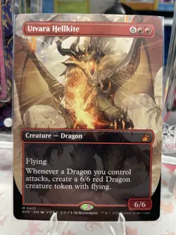 MTG Magic the Gathering Utvara Hellkite (431/497) Ravnica Remastered NM - Image 1