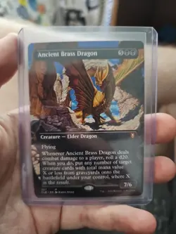 Ancient Brass Dragon (Borderless) - Battle for Baldur's Gate (NM/M) - Image 1