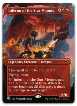 Inferno of the Star Mounts (Borderless) #293 (NM) Forgotten Realms AFR Magic MTG - Image 1