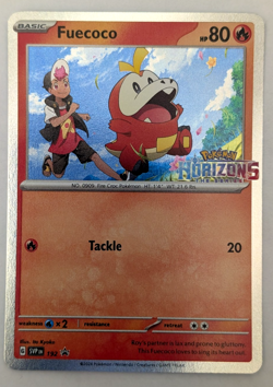 POKEMON ~ FUECOCO ~ SVP 192 ~ HORIZONS STAMPED PROMO CARD HOLO ~ RARE ~ NM - Image 1