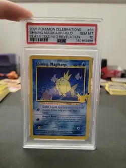 PSA 10 GEM MINT 2021 Pokemon Celebrations Shining Magikarp #66 - Image 1