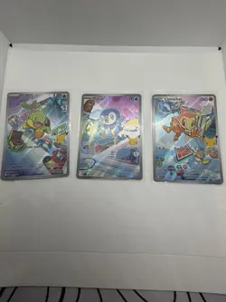 Pokemon 2026 First Partner Illustration Collection Series 1 Promos Set 40-42 - Image 1