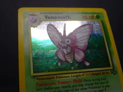 Pokemon Vintage Holo Venomoth Jungle 13/64 WotC MP/LP - Image 3