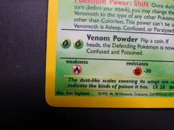 Pokemon Vintage Holo Venomoth Jungle 13/64 WotC MP/LP - Image 4
