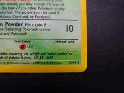Pokemon Vintage Holo Venomoth Jungle 13/64 WotC MP/LP - Image 5