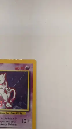 Pokemon TCG Mewtwo Base Set Holo Rare Card 10/102 Vintage LP - Image 3