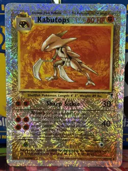 2002 Pokemon TCG Legendary Collection Kabutops #027/110 Reverse Holo - Image 1