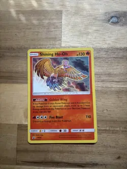 Pokemon TCG Shining Ho-Oh SM70 Black Star Promo - Image 1