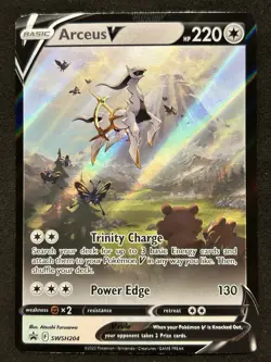 Pokemon TCG Arceus v SWSH204 Sword & Shield - Image 1