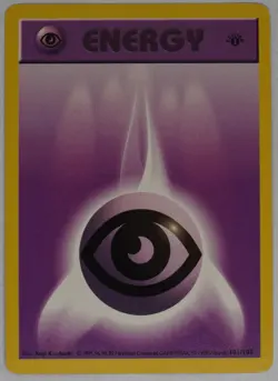 Psychic Energy 101/102 Base Set 1st Edition (Shadowless) Regular Pokemon TCG - Image 1