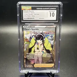 Pokemon TCG Elesa’s Sparkle Full Art Holo 147/159 Crown Zenith GEM MINT CGC 10 - Image 1