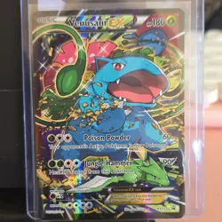 Pokemon Venusaur EX XY123 XY Promo Full Art Holo 180 HP 2016 Jungle Hammer - Image 1