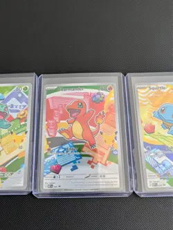 Pokemon Bulbasaur Charmander Squirtle MEP 037 038 039 First Partner Promo Gen 1 - Image 3