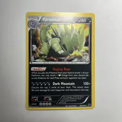 Pokemon - Tyranitar 56/124 Holo Rare XY Fates Collide LP - Image 1
