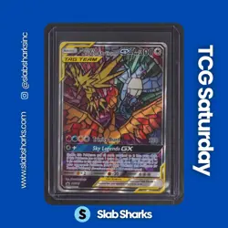 2016 POKEMON SM BS PROMO HIDDEN FATE ETB #SM210 MOLTRES ZAPDOS ARTICUNO TAG TEAM - Image 1