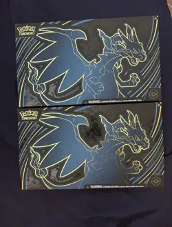 Lot of 2: Pokemon Mega Charizard UPC Ultra Premium Collection Boxes - Image 1