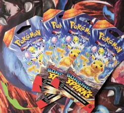 4 Pokemon Surging Sparks Sleeved Booster Packs-Brand New Sealed - Image 1