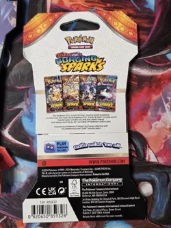 4 Pokemon Surging Sparks Sleeved Booster Packs-Brand New Sealed - Image 3