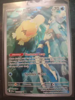 Misty's Psyduck Illustration Rare SV10: Destined Rivals 193/182 Pokemon NM - Image 1