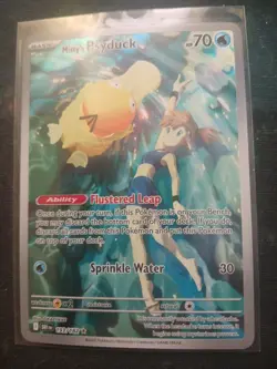 Misty's Psyduck Illustration Rare SV10: Destined Rivals 193/182 Pokemon NM - Image 2