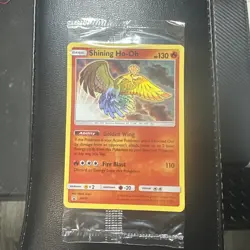 Sealed Shining Ho-Oh SM70 NM Shiny Art Black Star Sun Moon Pokemon Promo! - Image 1