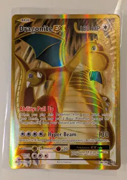 Pokemon NM Dragonite EX Full Art Evolutions Ultra Rare Holo 106/108 180 HP - Image 1