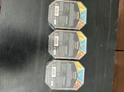Pokemon TCG Eevee Evolutions Tin Set Vaporeon Jolteon Flareon. 3 boxes - Image 2