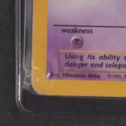 1999 POKEMON BASE SET ABRA #43/102 - Image 4